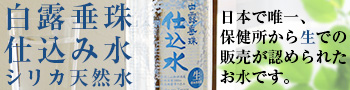 【ケース販売】白露垂珠　仕込み水　シリカ天然水　720ml 10本