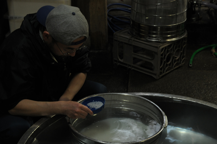 昇龍蓬莱（しょうりゅうほうらい） 大矢孝酒造 洗米 浸漬 吸水