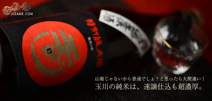 ◇玉川 特別純米酒 無濾過生原酒 29BY 1800ml