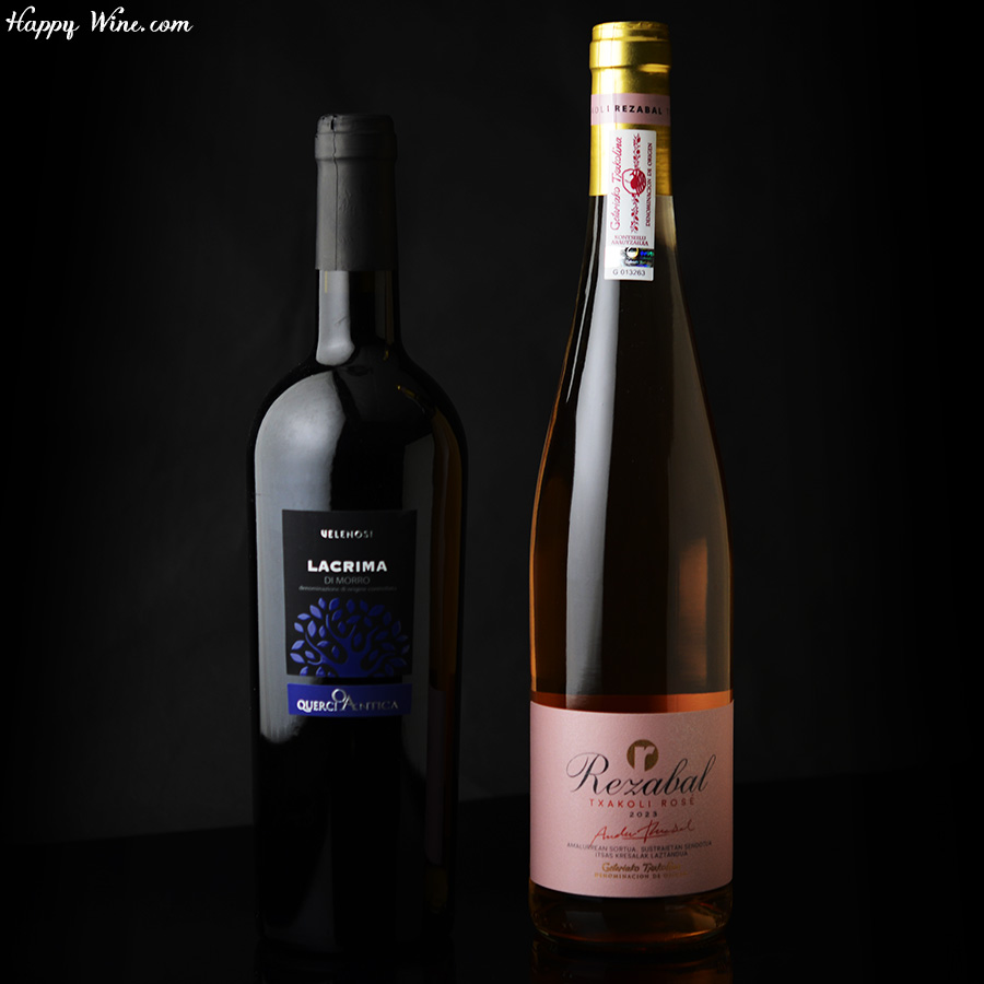 定期販売　ワイン　イタリア赤＋スペインロゼ微泡 2本セット