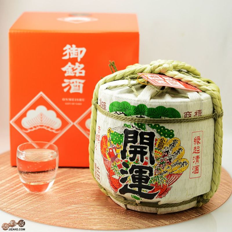 菰冠り（こもかぶり） ◇【箱入】開運 特別純米酒 豆樽菰冠り 1800ml | 日本酒専門店