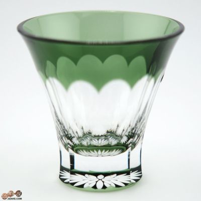 【木箱入】八千代切子 万華鏡 杯(菊柄) LS19759SCG-C694-S3