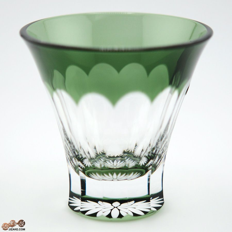 【木箱入】八千代切子　万華鏡　杯(菊柄)　LS19759SCG-C694-S3