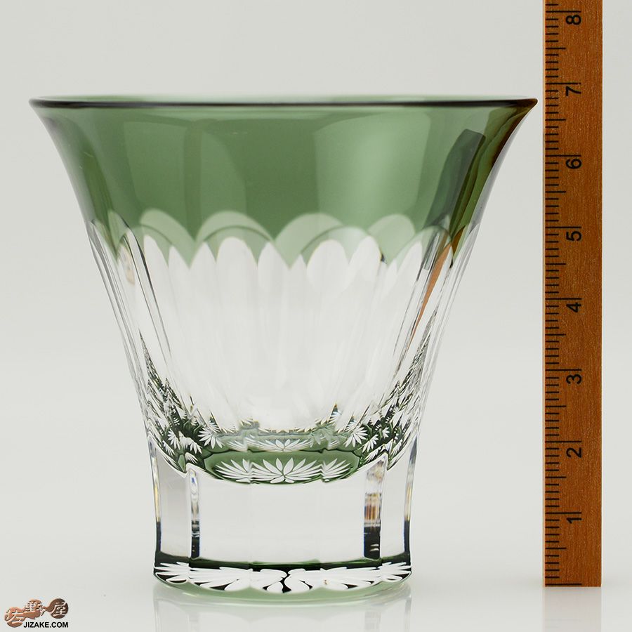 【木箱入】八千代切子　万華鏡　杯(菊柄)　LS19759SCG-C694-S3