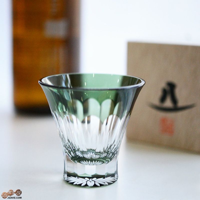 木箱入】八千代切子 万華鏡 杯(菊柄) LS19759SCG-C694-S3