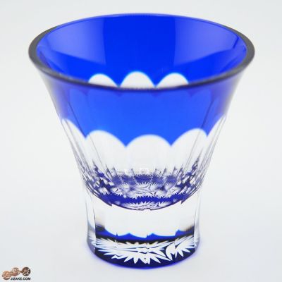 【木箱入】八千代切子 万華鏡 杯(笹の葉柄) LS19759SULM-C694-S2