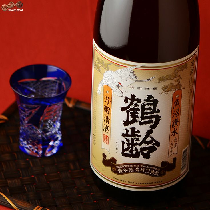 鶴齢 芳醇清酒 1.8L 1800ml 日本 青木酒造 安い購入 1.8L