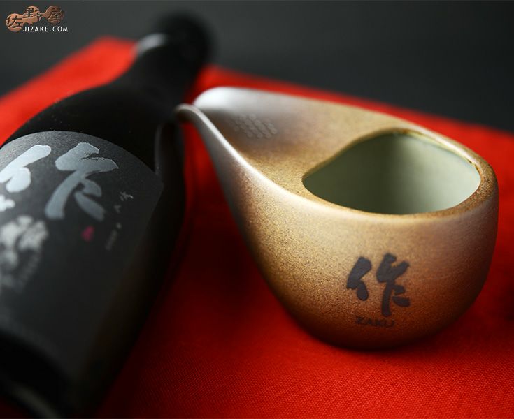 作 萬古焼酒器 「ひとしずく」 茶色 | 日本酒専門店 佐野屋