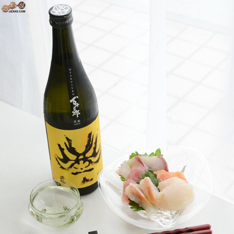 贈呈用鐘 黒/金 ◇百十郎 黒面(くろづら) GOLD | 日本酒専門店 佐野屋 JIZAKE.COM