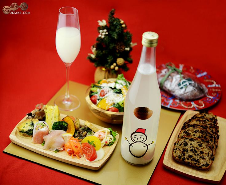 【穴あき栓】仙禽　しぼりたて活性にごり酒　雪だるま