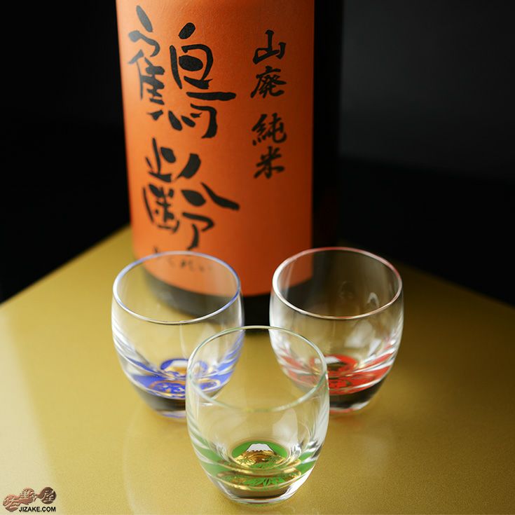 【木箱入】富士見松竹梅　杯3種揃え　G086-T238