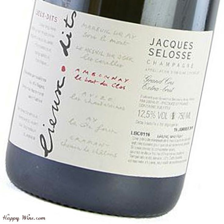 Jacques Selosse リューディシリーズ Jacques Selosse Champagne Collection Lieux-Dits-ジャック