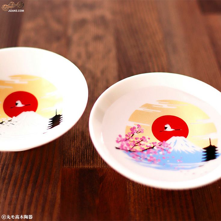 箱入】冷感富士山 白平盃 ペアセット | 日本酒専門店 佐野屋 JIZAKE.COM