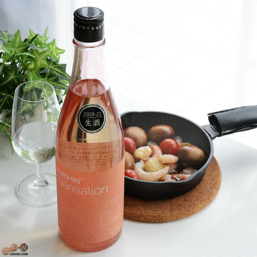 笑四季　Sensation　純米朱(あか)ラベル生酒