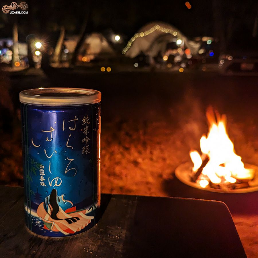 竹の露 【缶入】白露垂珠　純米吟醸　美山錦55　永遠のアイドル