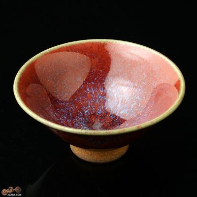 陶房 啓峰　井上啓作　盃　赤備え