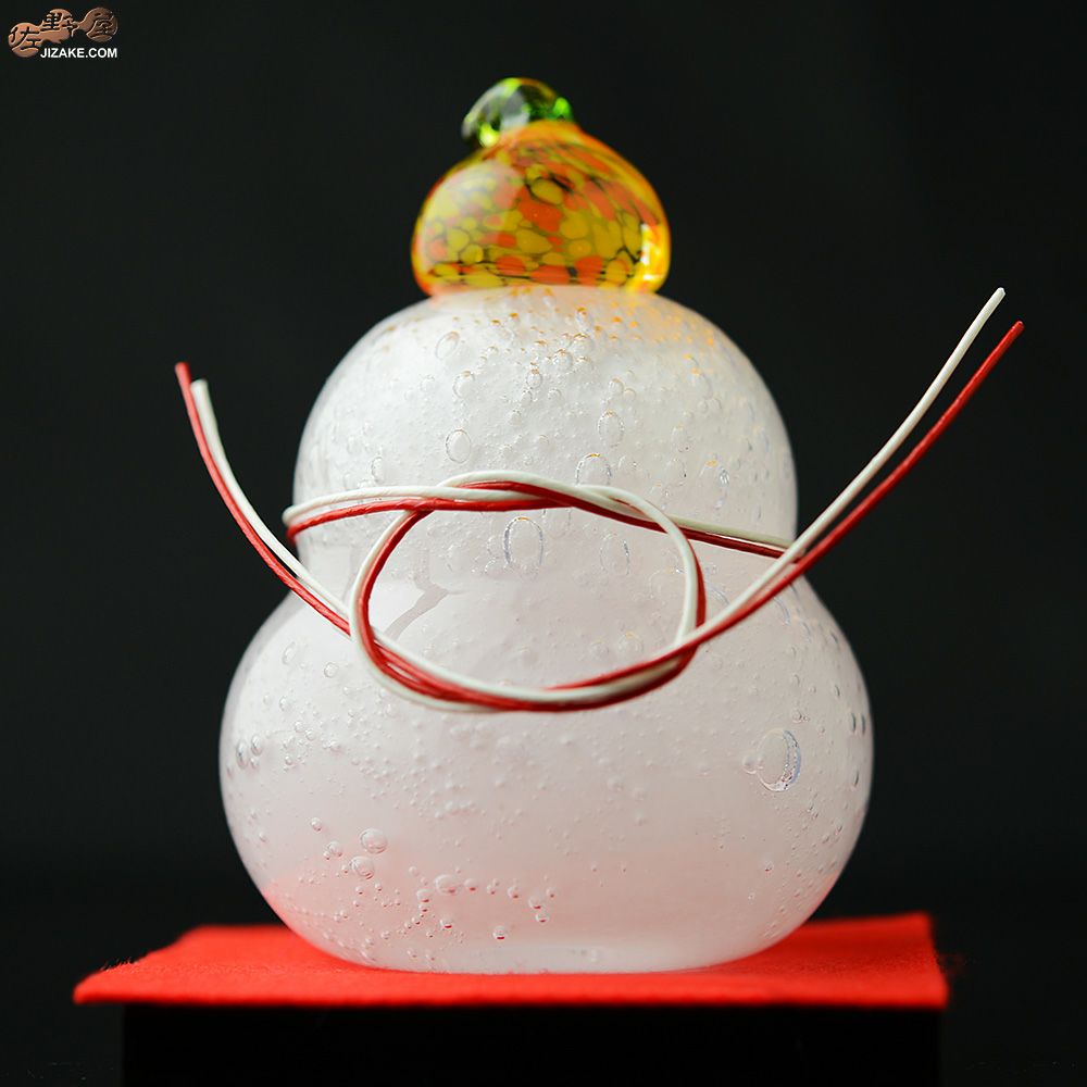 【箱入】鏡もち　小　ガラス作家　伊藤泰三　SUN GLASS STUDIO KYOTO