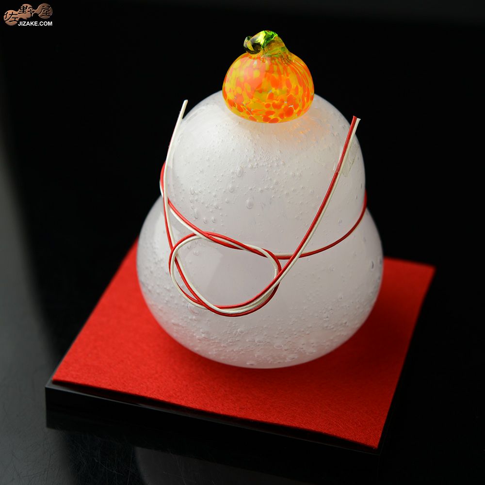 【箱入】鏡もち　小　ガラス作家　伊藤泰三　SUN GLASS STUDIO KYOTO