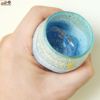 【箱入】風のしらべ　渓流　酒盃　伊藤泰三　SUN GLASS STUDIO KYOTO