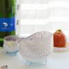 【箱入】風のしらべ　パープル 底ブルー　片口　伊藤泰三　SUN GLASS STUDIO KYOTO