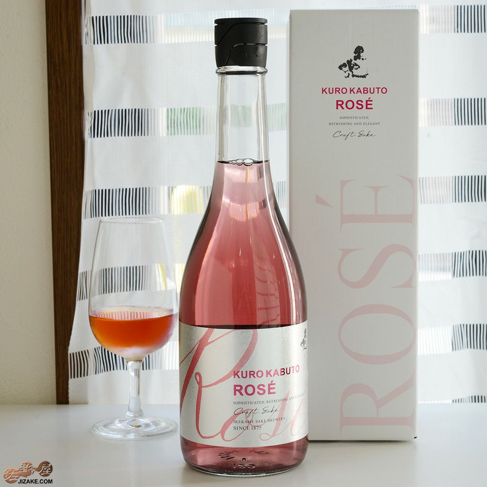 【箱入】池亀　Craft Sake(クラフトサケ)　黒兜　ROSE(ロゼ)