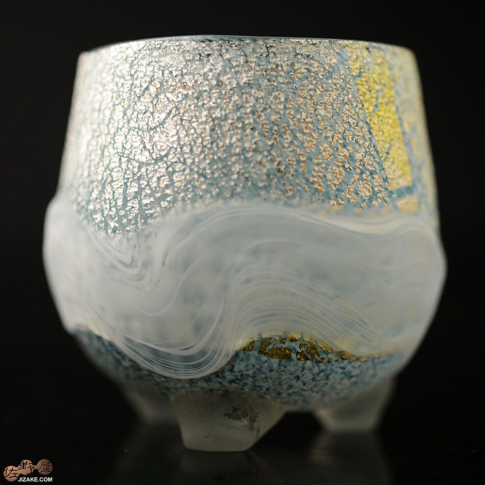 SUN GLASS STUDIO KYOTO　風のしらべ　捻り風　酒盃