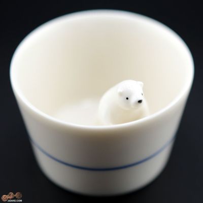 シロクマの熊五郎 白 こんばんは(簡易ギフトラッピング済)