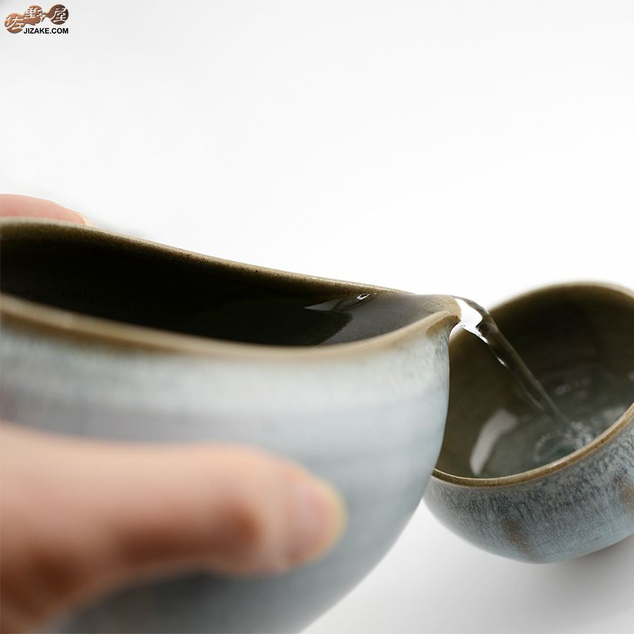 京焼 観芙(みふ)　石戸 生 時雨片口　壱(いち)