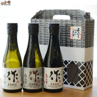◇【送料込み】作　三連智(さんれんとも)　ギフトミニセット　【18】　300ml×3本