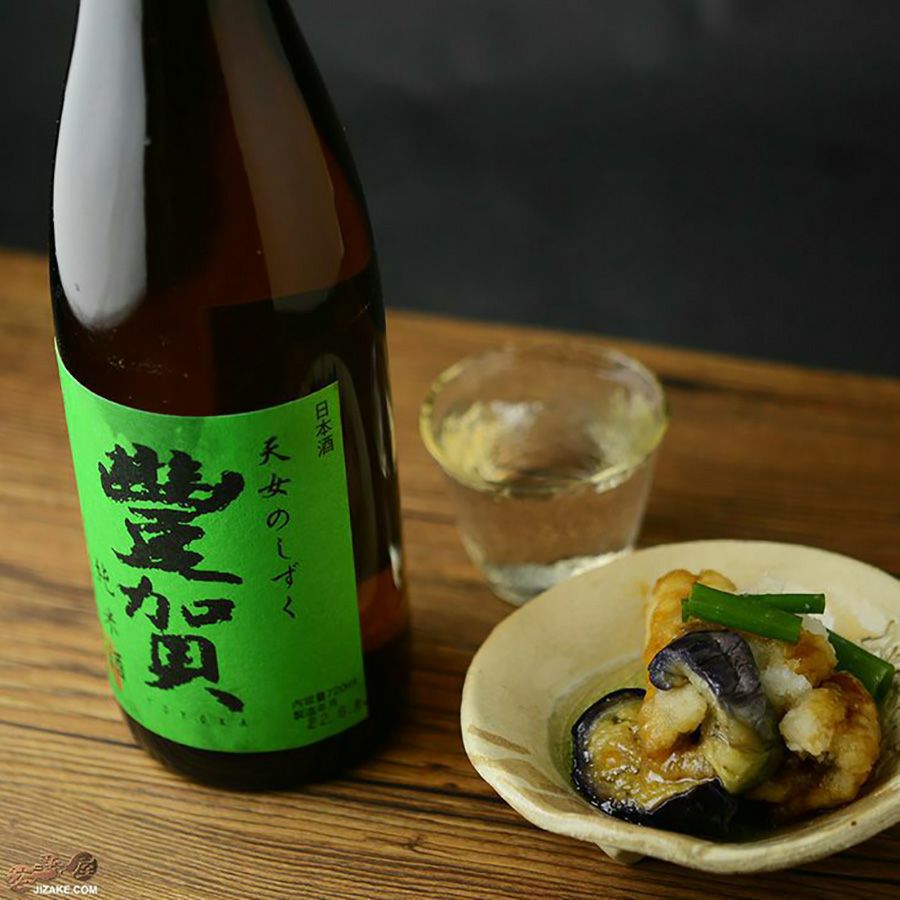 高沢酒造　豊賀　緑ラベル　純米　長野C酵母　瓶燗火入れ生詰