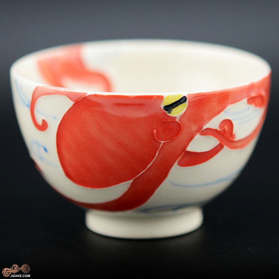 永野健二 【箱入】蛸　ぐい呑み　たこ　酒器