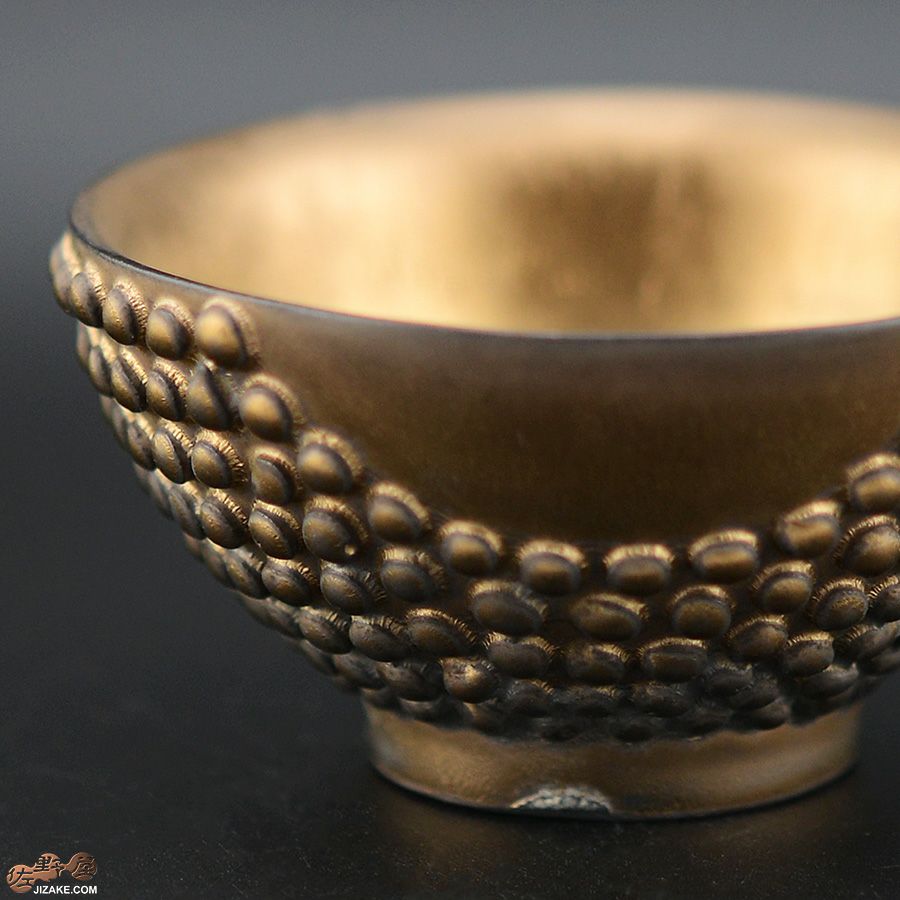 陶芸家　谷口純一 【簡易ラッピング】谷口純一作　螺髪（らほつ）ぐい呑み丸