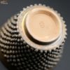 陶芸家　谷口純一 【簡易ラッピング】谷口純一作　螺髪（らほつ）ぐい呑み角