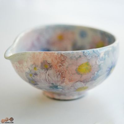 【箱入】野村晃子 花酒器 片口　　