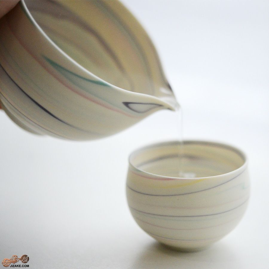 瀬戸焼 古田博世 ぐい呑み 丸