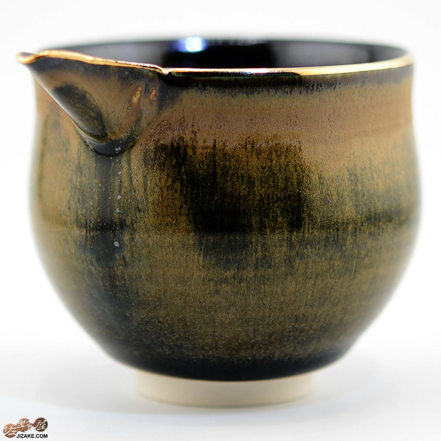 京焼 観芙(みふ) 【箱入】早川元観　山紫（さんし）　片口