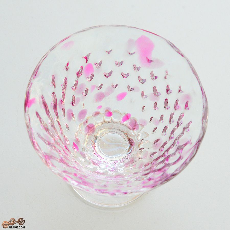 SUN GLASS STUDIO KYOTO 伊藤泰三 【箱入】ヨーヨー　なでしこ　酒盃