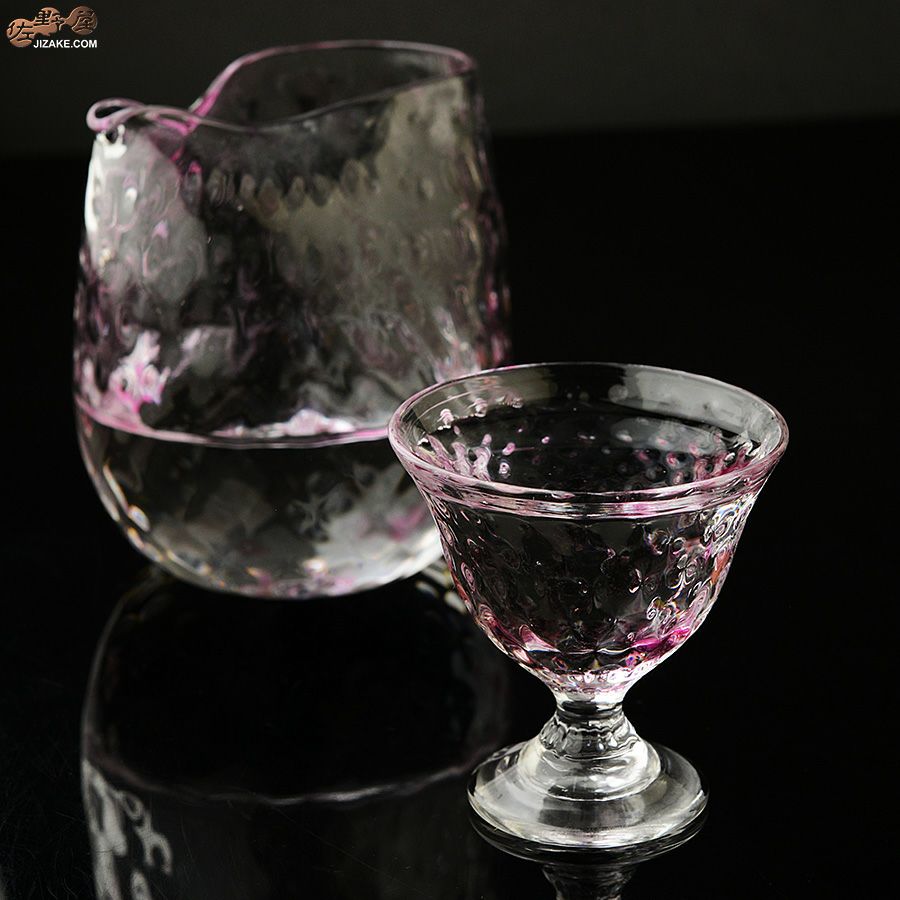 SUN GLASS STUDIO KYOTO 伊藤泰三 【箱入】ヨーヨー　なでしこ　酒盃