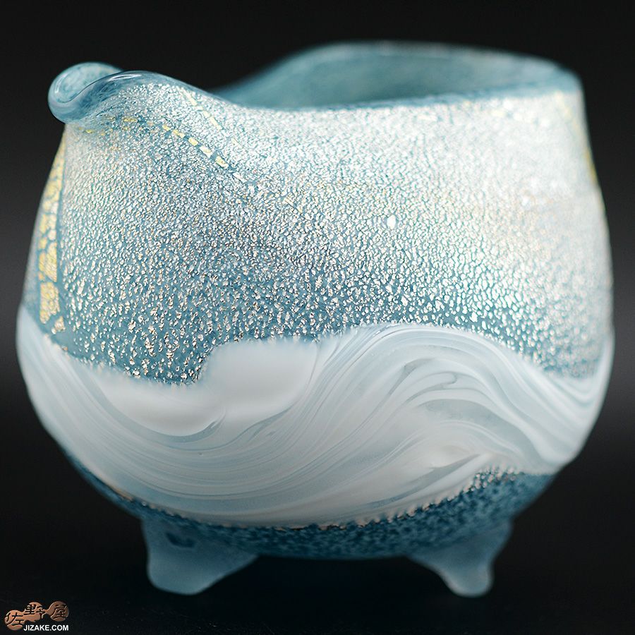 SUN GLASS STUDIO KYOTO 【箱入】風のしらべ　雨情　片口