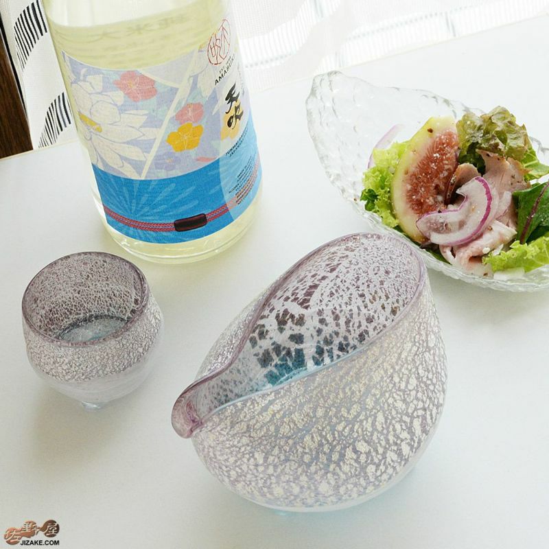 SUN GLASS STUDIO KYOTO 【箱入】風のしらべ　天露(あまつゆ)　片口