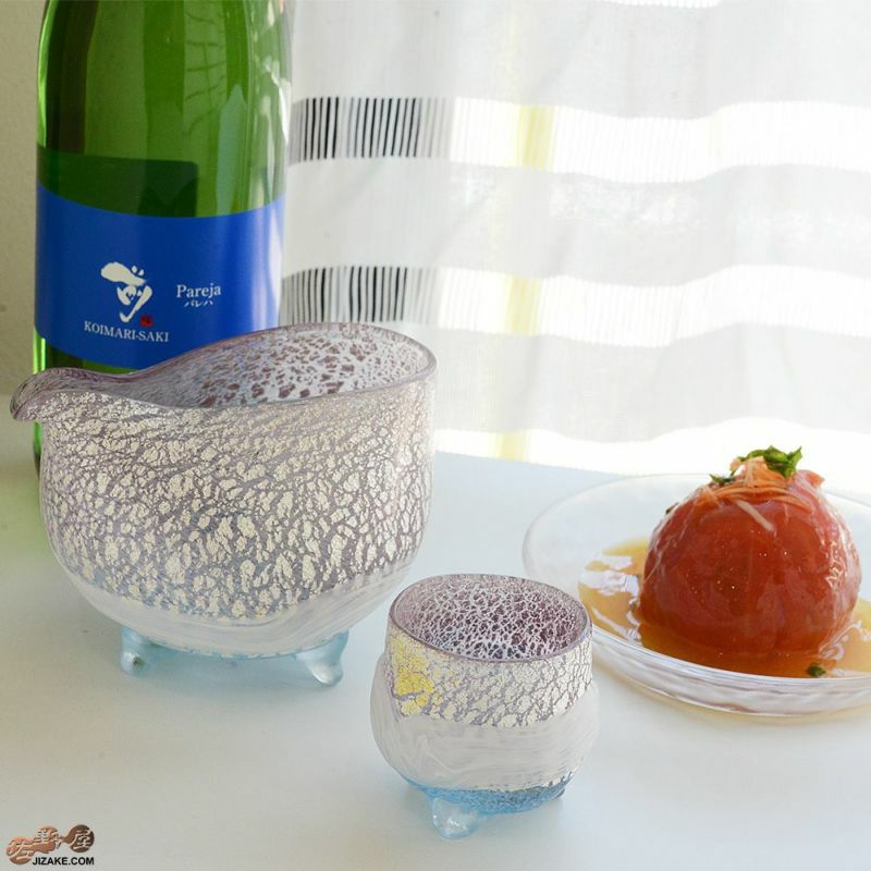 SUN GLASS STUDIO KYOTO 【箱入】風のしらべ　天露(あまつゆ)　酒盃