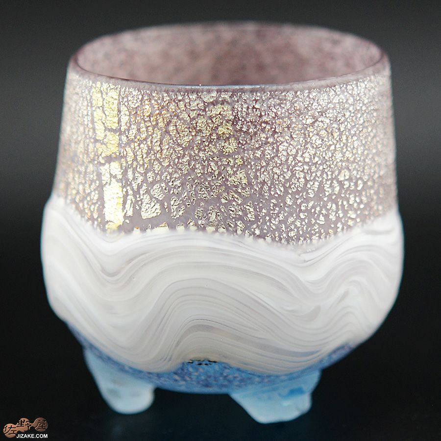 SUN GLASS STUDIO KYOTO 【箱入】風のしらべ　天露(あまつゆ)　酒盃