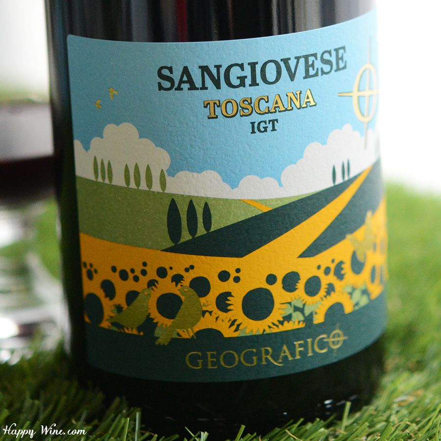 ジェオグラフィコ　タスカン・ヴァイブス　サンジョベーゼ(赤)(SC)