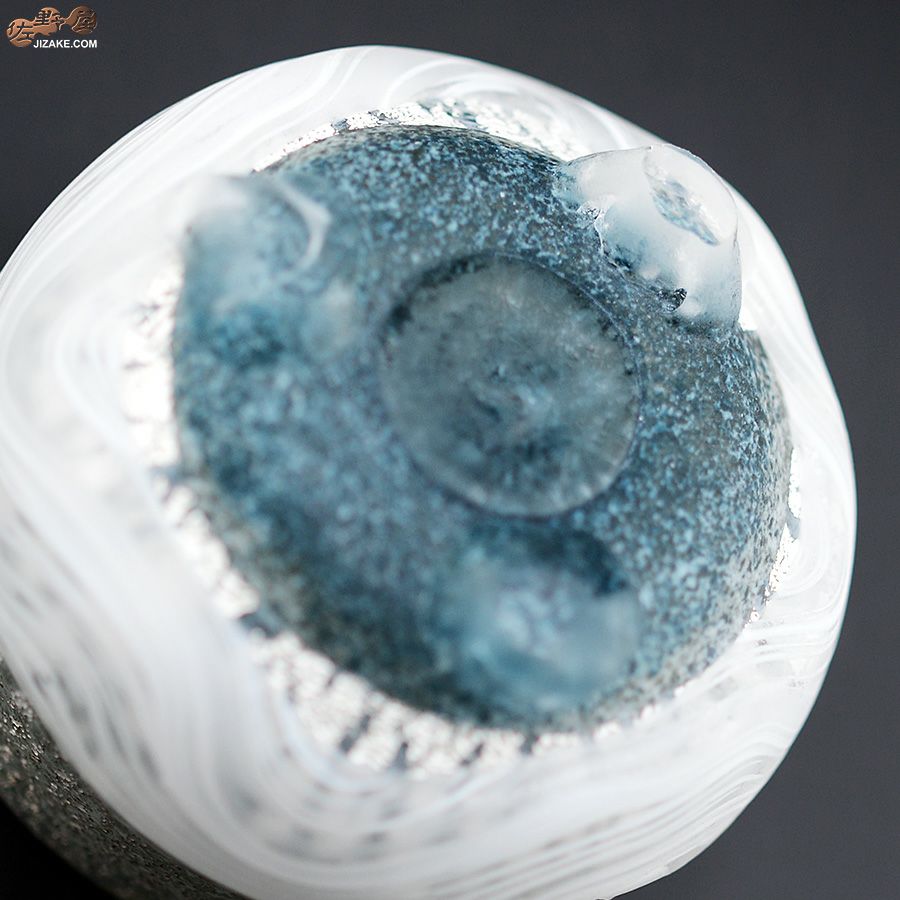 SUN GLASS STUDIO KYOTO　【箱入】風のしらべ　銀霜　酒盃