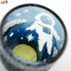 【箱入り】塩原清夏　切子ぐいのみ　宇宙飛行士