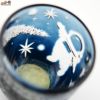 【箱入り】塩原清夏　切子ぐいのみ　宇宙飛行士