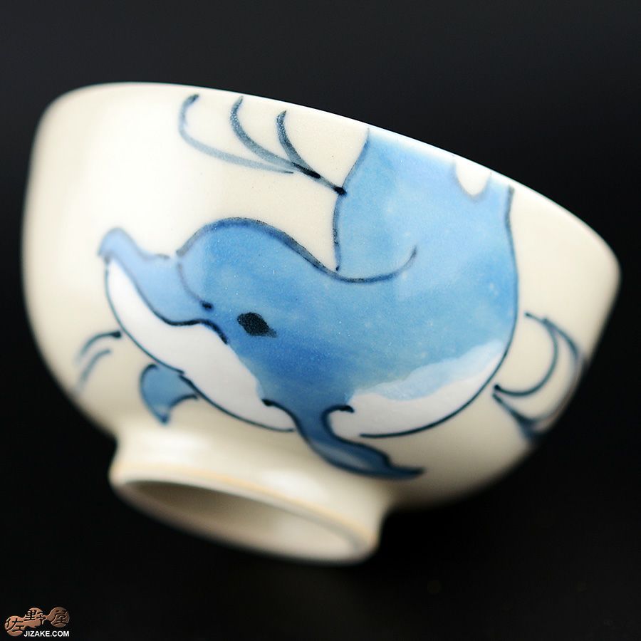 【箱入】永野健二　イルカ ぐい呑み