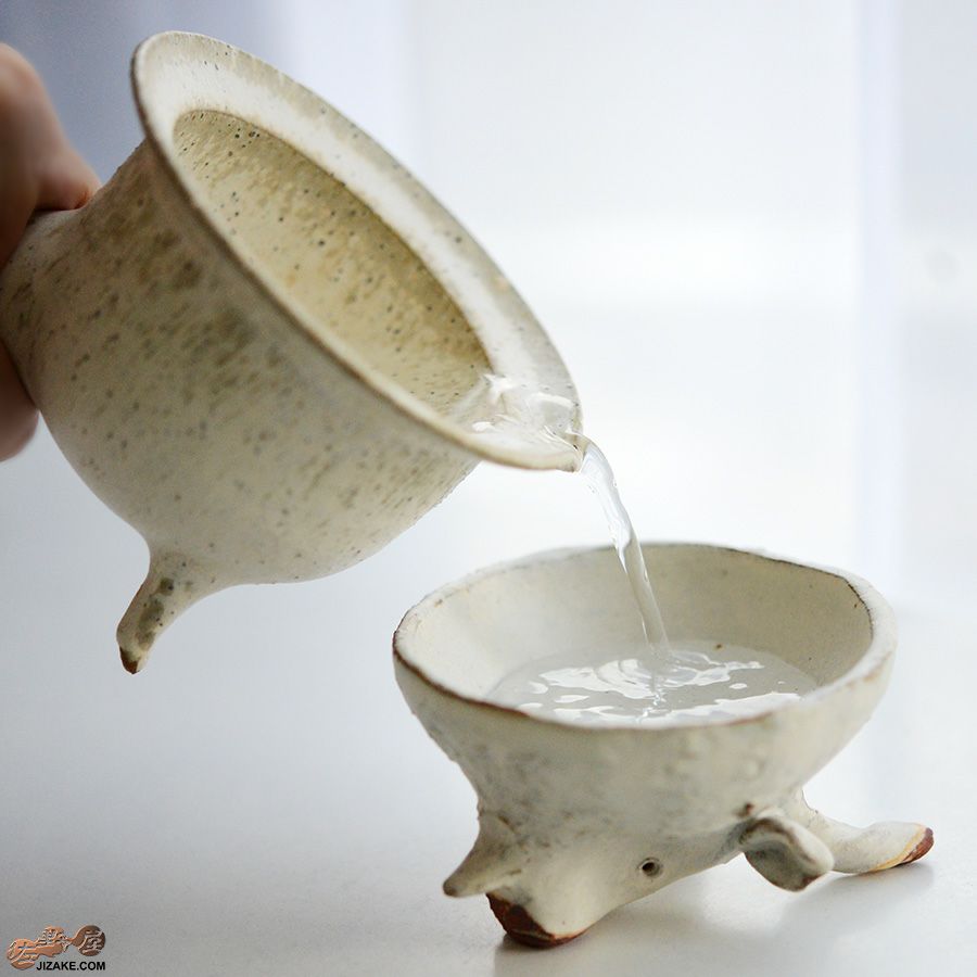 村上直子・白井隆仁　【箱入】器のしごと 片口・盃セット　ヤギ