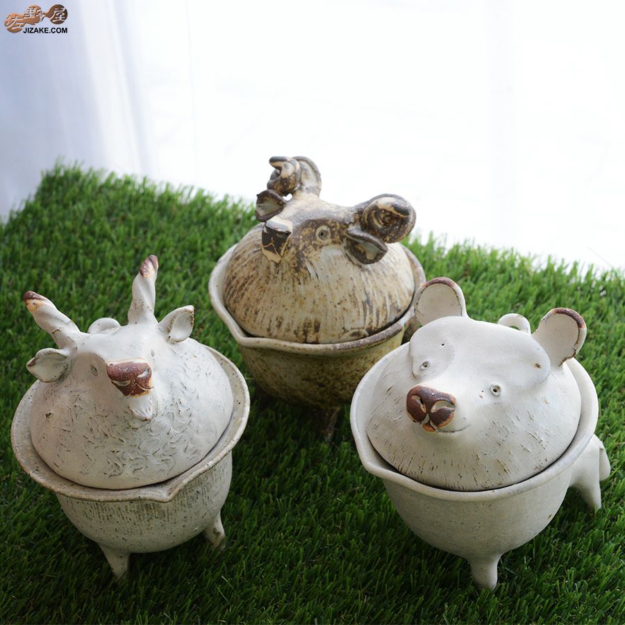 村上直子・白井隆仁　【箱入】器のしごと 片口・盃セット　ヤギ