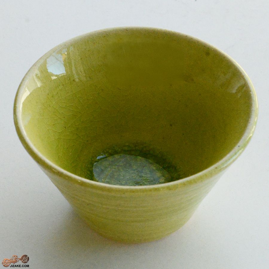 MILLEFYPottery 【簡易ラッピング】ぐい呑み　若葉